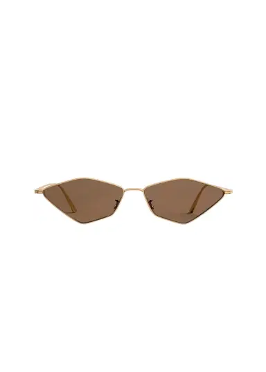 Khaite Khaite X Oliver Peoples 2001C In Gold And Brown | Thumbnail 1 Khaite Khaite X Oliver Peoples 2001C In Gold And Brown | Thumbnail 1
