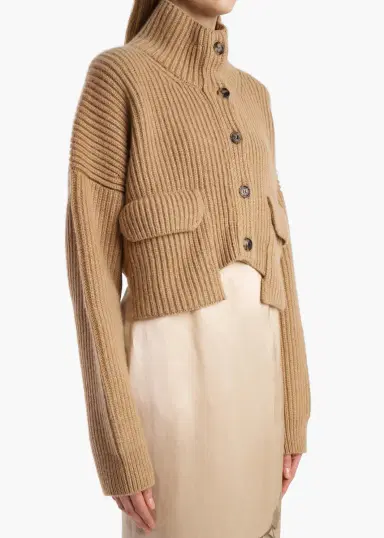 Khaite Eita Cardigan In Biscotti | Thumbnail 5 Khaite Eita Cardigan In Biscotti | Thumbnail 5