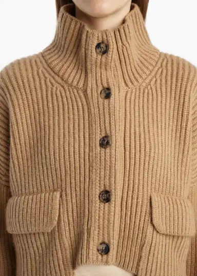 Khaite Eita Cardigan In Biscotti | Thumbnail 6 Khaite Eita Cardigan In Biscotti | Thumbnail 6