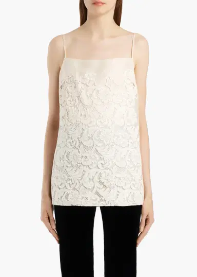 Khaite Neema Top In Ivory Glow | Thumbnail 2 Khaite Neema Top In Ivory Glow | Thumbnail 2