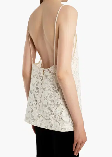 Khaite Neema Top In Ivory Glow | Thumbnail 5 Khaite Neema Top In Ivory Glow | Thumbnail 5