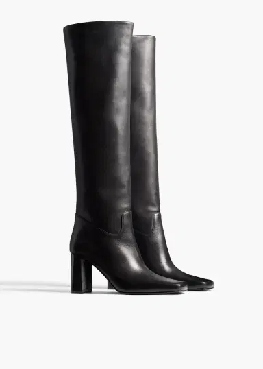 Khaite Petra Knee-High Boot In Black | Thumbnail 2 Khaite Petra Knee-High Boot In Black | Thumbnail 2