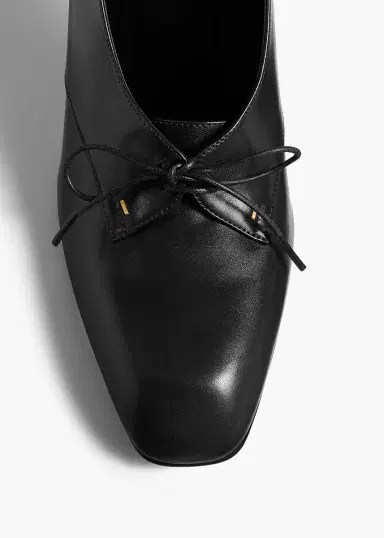 Khaite Colt Pump In Black Glazed Leather | Thumbnail 3 Khaite Colt Pump In Black Glazed Leather | Thumbnail 3