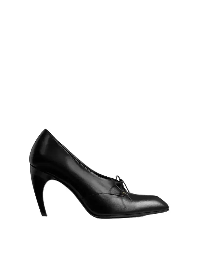 Colt Pump In Black Glazed Leather Colt Pump In Black Glazed Leather