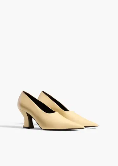 Khaite Colleen Pump In Butter Glazed Leather | Thumbnail 2 Khaite Colleen Pump In Butter Glazed Leather | Thumbnail 2