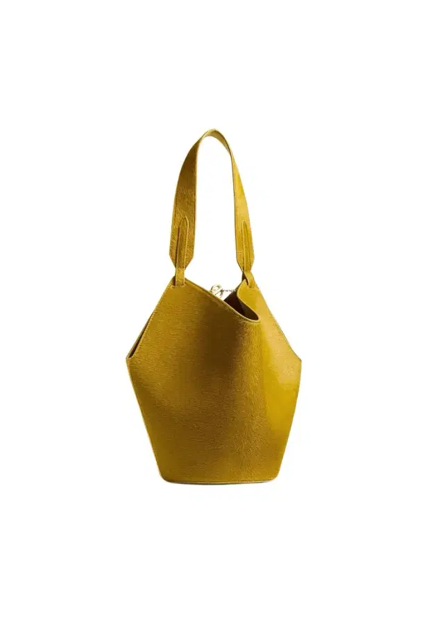 Mini Lotus Tote In Golden Olive Suede Mini Lotus Tote In Golden Olive Suede