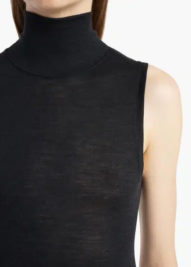 Khaite Demi Dress In Black Wool Silk | Thumbnail 5 Khaite Demi Dress In Black Wool Silk | Thumbnail 5