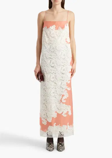 Khaite Nevis Dress In Coral | Thumbnail 2 Khaite Nevis Dress In Coral | Thumbnail 2