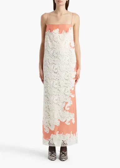 Khaite Nevis Dress In Coral | Thumbnail 3 Khaite Nevis Dress In Coral | Thumbnail 3