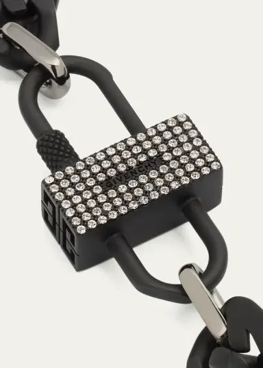 Givenchy Men's Crystal Pavé G-Chain Necklace | Thumbnail 3 Givenchy Men's Crystal Pavé G-Chain Necklace | Thumbnail 3