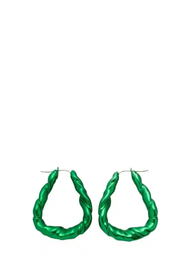 Loewe Nappa Twist Hoop Earrings | Thumbnail 1 Loewe Nappa Twist Hoop Earrings | Thumbnail 1