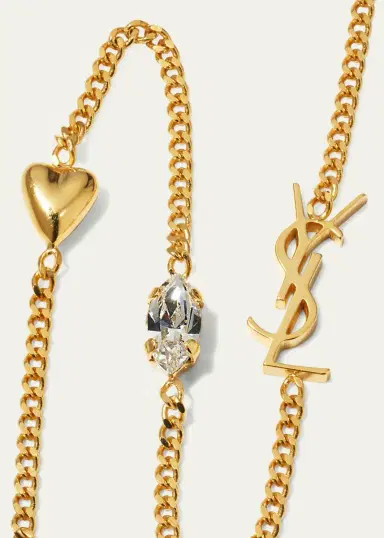 Saint Laurent Opyum Heart Charm Bracelet | Thumbnail 3 Saint Laurent Opyum Heart Charm Bracelet | Thumbnail 3