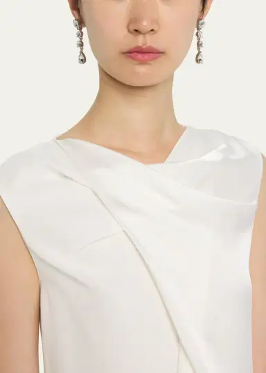 Oscar de la Renta Emma Multi-Cut Crystal Earrings | Thumbnail 2 Oscar de la Renta Emma Multi-Cut Crystal Earrings | Thumbnail 2