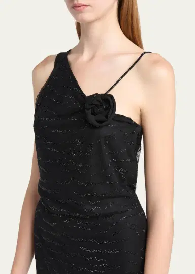 Giorgio Armani Embellished Rose One-Shoulder Gown | Thumbnail 5 Giorgio Armani Embellished Rose One-Shoulder Gown | Thumbnail 5