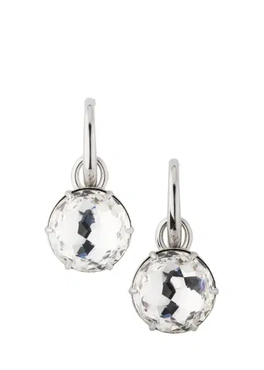 Oscar de la Renta Crystal Mini Hoop Earrings | Thumbnail 1 Oscar de la Renta Crystal Mini Hoop Earrings | Thumbnail 1