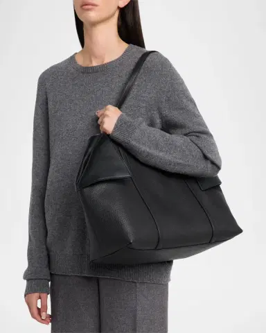 Ferragamo Folded Leather Tote Bag | Thumbnail 2 Ferragamo Folded Leather Tote Bag | Thumbnail 2