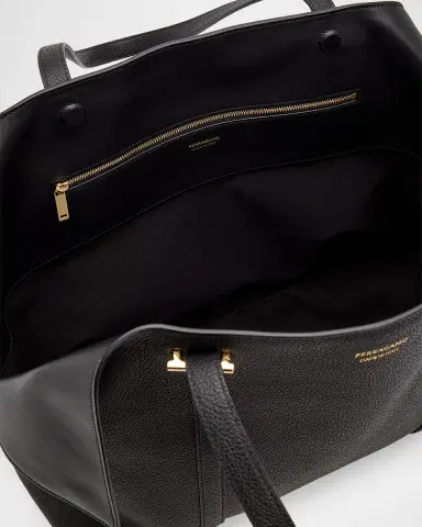 Ferragamo Folded Leather Tote Bag | Thumbnail 4 Ferragamo Folded Leather Tote Bag | Thumbnail 4