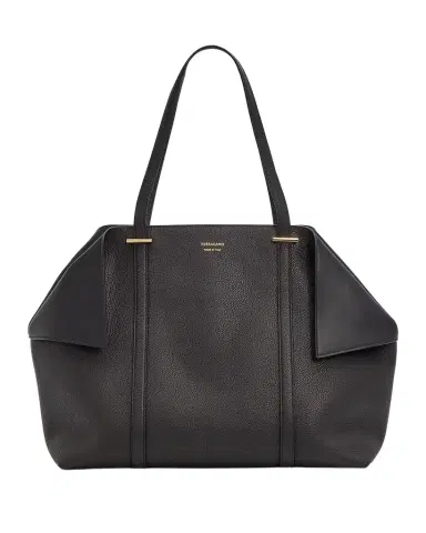 Ferragamo Folded Leather Tote Bag | Thumbnail 1 Ferragamo Folded Leather Tote Bag | Thumbnail 1