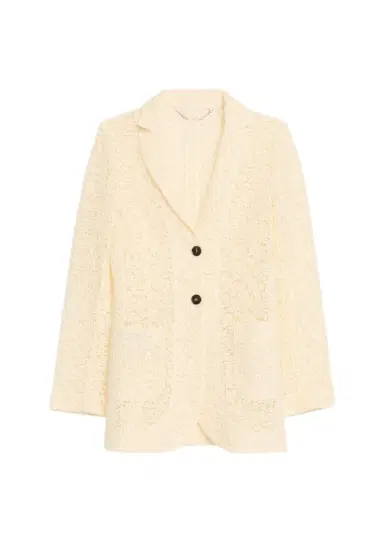 Kiton Cotton Macrame Single-Breasted Jacket | Thumbnail 1 Kiton Cotton Macrame Single-Breasted Jacket | Thumbnail 1