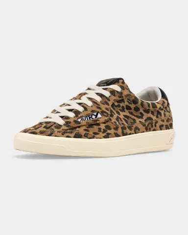 Autry Windscape Leopard Suede Low-Top Sneakers | Thumbnail 2 Autry Windscape Leopard Suede Low-Top Sneakers | Thumbnail 2