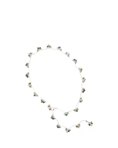 Presley Oldham Fringe Necklace with Multicolor Pearls, 36"L | Thumbnail 2 Presley Oldham Fringe Necklace with Multicolor Pearls, 36"L | Thumbnail 2