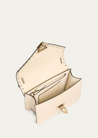 Valentino Garavani Small Rockstud Leather Shoulder Bag | Thumbnail 3 Valentino Garavani Small Rockstud Leather Shoulder Bag | Thumbnail 3
