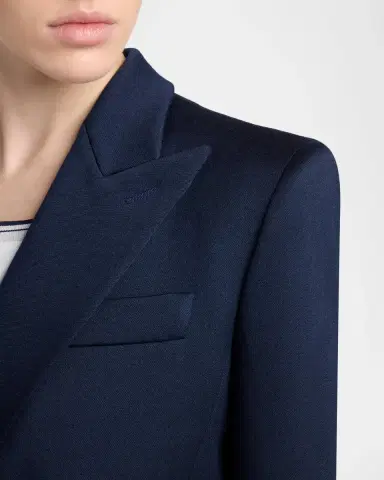 Giorgio Armani Wool-Silk Double-Breasted Blazer Jacket | Thumbnail 5 Giorgio Armani Wool-Silk Double-Breasted Blazer Jacket | Thumbnail 5