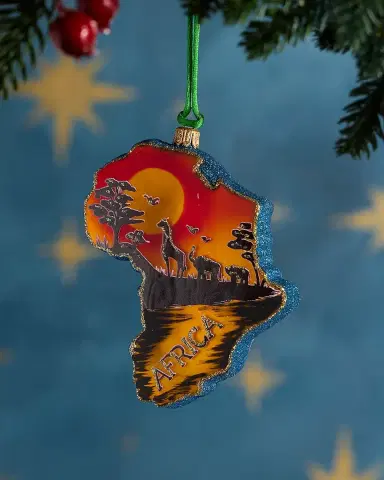 Exclusive Africa Christmas Ornament | Thumbnail 1 Exclusive Africa Christmas Ornament | Thumbnail 1