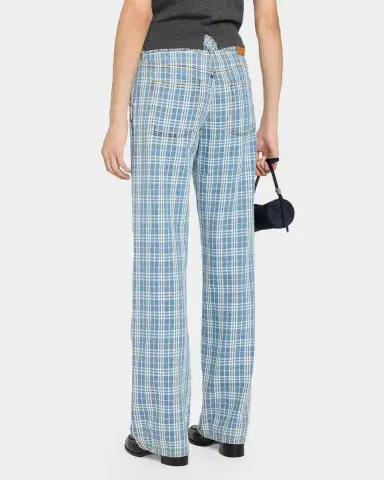 Burberry Drusilla Check Denim Straight-Leg Jeans | Thumbnail 3 Burberry Drusilla Check Denim Straight-Leg Jeans | Thumbnail 3