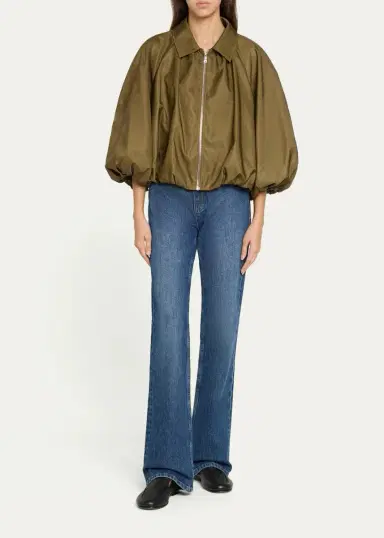 Cinq à Sept Paulina Balloon Bubble-Hem Jacket | Thumbnail 2 Cinq à Sept Paulina Balloon Bubble-Hem Jacket | Thumbnail 2