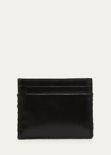 Valentino Garavani Butterfly-Embroidered Quilted Leather Card Holder | Thumbnail 4 Valentino Garavani Butterfly-Embroidered Quilted Leather Card Holder | Thumbnail 4