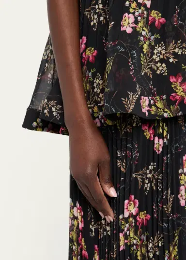 Cinq à Sept Love Letter Floral Strapless Maxi Dress | Thumbnail 5 Cinq à Sept Love Letter Floral Strapless Maxi Dress | Thumbnail 5