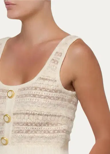 L'Agence Galene Mixed-Stitch Sweater Tank Top | Thumbnail 5 L'Agence Galene Mixed-Stitch Sweater Tank Top | Thumbnail 5