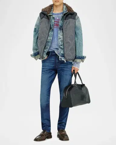 Diesel Men's D-2062 d-strukt- Stretch Denim Slim-Fit Jeans | Thumbnail 2 Diesel Men's D-2062 d-strukt- Stretch Denim Slim-Fit Jeans | Thumbnail 2