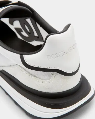 Dolce & Gabbana Men's DG Athletic Nylon and Leather Sneakers | Thumbnail 3 Dolce & Gabbana Men's DG Athletic Nylon and Leather Sneakers | Thumbnail 3