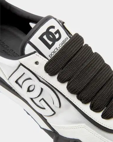 Dolce & Gabbana Men's DG Athletic Nylon and Leather Sneakers | Thumbnail 5 Dolce & Gabbana Men's DG Athletic Nylon and Leather Sneakers | Thumbnail 5