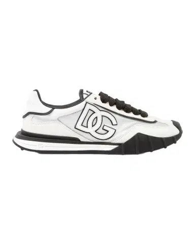 Dolce & Gabbana Men's DG Athletic Nylon and Leather Sneakers | Thumbnail 1 Dolce & Gabbana Men's DG Athletic Nylon and Leather Sneakers | Thumbnail 1