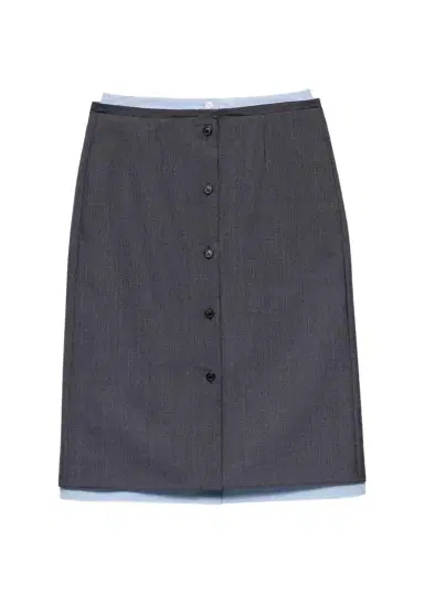 Prada Layered Button-Front Tailored Skirt | Thumbnail 1 Prada Layered Button-Front Tailored Skirt | Thumbnail 1