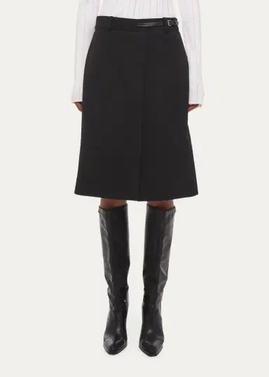 Helmut Lang Belted Asymmetric Skirt | Thumbnail 3 Helmut Lang Belted Asymmetric Skirt | Thumbnail 3