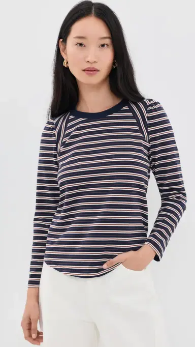 Veronica Beard Jean Mason Baseball Tee | Thumbnail 2 Veronica Beard Jean Mason Baseball Tee | Thumbnail 2