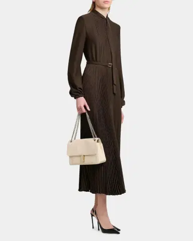 Tom Ford Viscose Crepe De Chine Pleated Dress | Thumbnail 2 Tom Ford Viscose Crepe De Chine Pleated Dress | Thumbnail 2