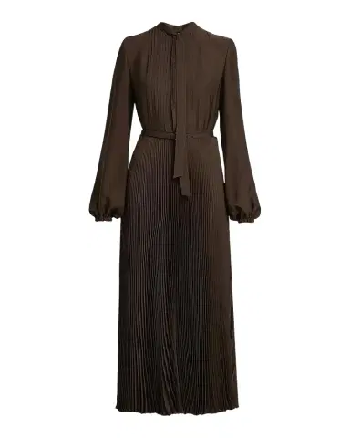 Tom Ford Viscose Crepe De Chine Pleated Dress | Thumbnail 1 Tom Ford Viscose Crepe De Chine Pleated Dress | Thumbnail 1