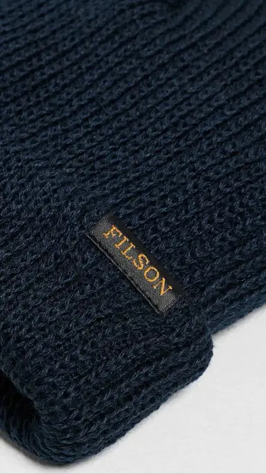 Filson Watch Knit Beanie Navy One Size | Thumbnail 3 Filson Watch Knit Beanie Navy One Size | Thumbnail 3