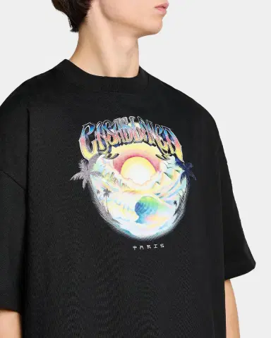 Casablanca Oversized Logo Graphic Cotton Crewneck T-Shirt | Thumbnail 5 Casablanca Oversized Logo Graphic Cotton Crewneck T-Shirt | Thumbnail 5