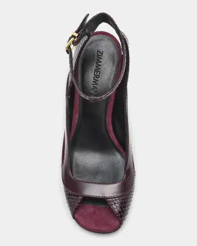 Zimmermann Marvi 75MM Leather Sandals | Thumbnail 3 Zimmermann Marvi 75MM Leather Sandals | Thumbnail 3