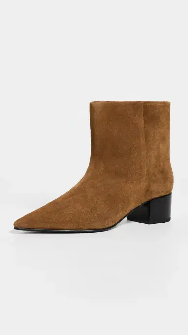 Black Suede Studio Blaze 45 Booties Tobacco Suede | Thumbnail 2 Black Suede Studio Blaze 45 Booties Tobacco Suede | Thumbnail 2