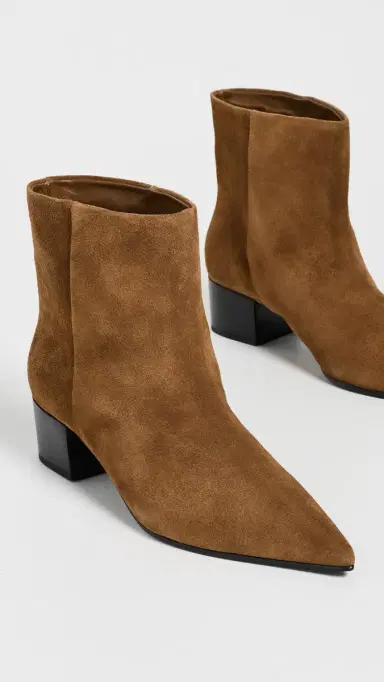 Black Suede Studio Blaze 45 Booties Tobacco Suede | Thumbnail 5 Black Suede Studio Blaze 45 Booties Tobacco Suede | Thumbnail 5