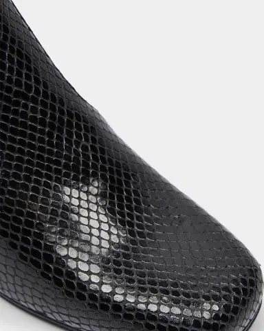 Roger Vivier Tres Vivier 45MM Snakeskin-Embossed Leather Ankle Boots | Thumbnail 3 Roger Vivier Tres Vivier 45MM Snakeskin-Embossed Leather Ankle Boots | Thumbnail 3