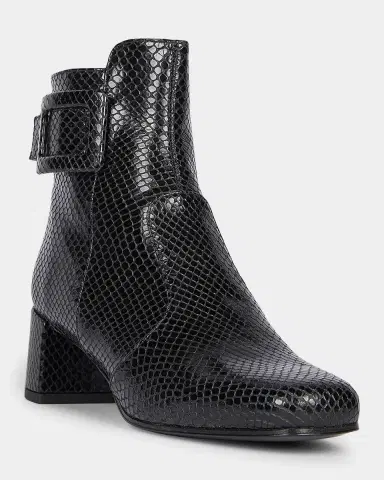 Roger Vivier Tres Vivier 45MM Snakeskin-Embossed Leather Ankle Boots | Thumbnail 5 Roger Vivier Tres Vivier 45MM Snakeskin-Embossed Leather Ankle Boots | Thumbnail 5