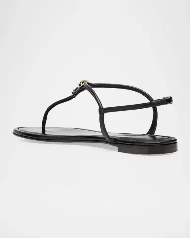 Giuseppe Zanotti Hobby Embellished Flat Leather Thong Sandals | Thumbnail 2 Giuseppe Zanotti Hobby Embellished Flat Leather Thong Sandals | Thumbnail 2